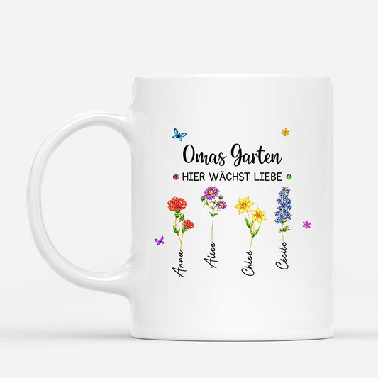 8181MGE1 omas garten hier w_chst liebe personalisiertes geschenk garten mamaoma tasse glitzer blumen 8181m8v5a