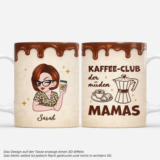 8182MGE1 kaffee club der muden mamas personalisiertes geschenk omamama tasse 8182mnvwa