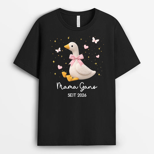 8232AGE1 mama gans ganse personalisiertes geschenk oma mama t shirt 8232aap5a
