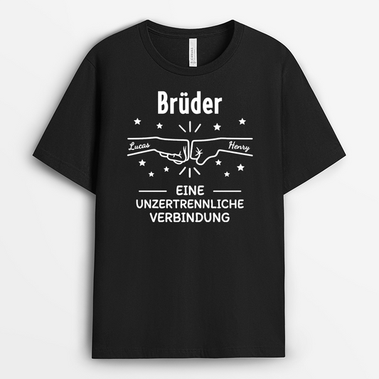 8255AGE1 eine unzertrennliche verbindung personalisiertes geschenk t shirts schwester bruder 8255aah5e