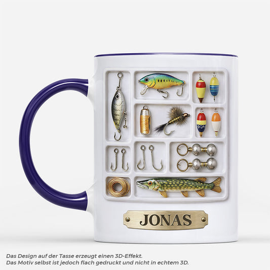 8293MGE1 3d druck effekt angler geschenke personalisierte geschenke fur m_nner tasse 8293mcvnb