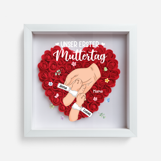 8308OGE1 unser erster muttertag vatertag personalisiertes geschenk blumen 3d bilderrahmen mama papa 8308otewa_888b5d00 543e 4109 8d68 eb7f795e000b