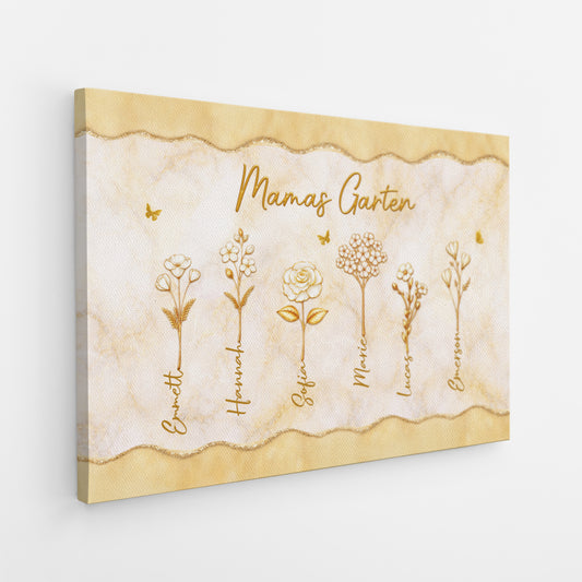 8319CGE2 3d druck effekt omas garten personalisiertes geschenk garten leinwand fur oma mama 8319ccyaa