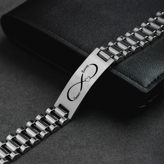 8325JGE2 unendlichkeitszeichen uhrenband personalisierte paar geschenke armbander 8325jnf5g