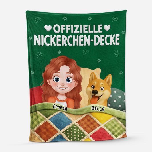 8351BGE1 3d druck effekt offizielle nickerchen decke personalisierte hunde geschenke kuscheldecke 8351bchmc