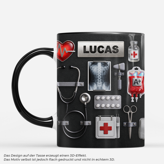8364MGE1 3d druck effekt medizinprodukt personalisiertes geschenk tasse arzt 8364m6fwa