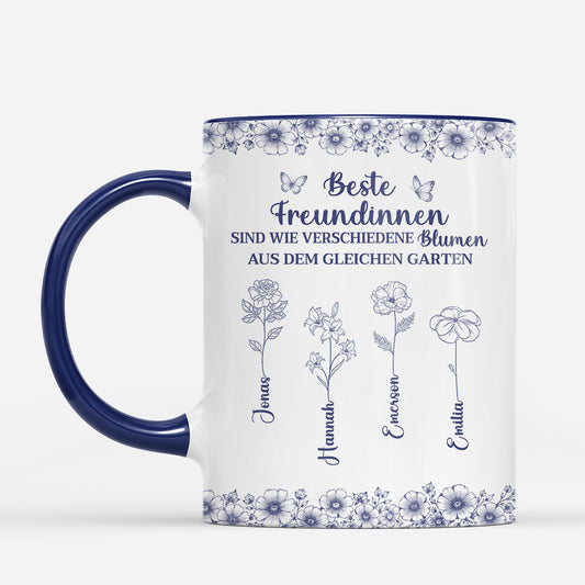 8443MGE1 schwestern sind verschiedene blumen aus dem gleichen garten personalisiertes geschenk beste freundin tassen toile de jouy 8443msvne_2