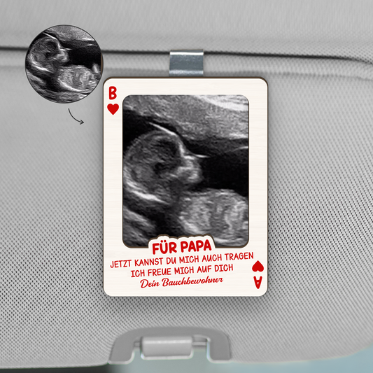 8515GGE1 ich kann es kaum erwarten dich zu sehen personalisiertes geschenk auto visier clip werdender papa werdende mama ultraschallfoto 8515gtfcb