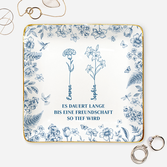 85992GE1 es dauert lange bis freundschaften so tief werden personalisierte geschenke beste freundin schmuckschale toile de jouy 85992_35717611 381f 4e5c a003 3dabadaa6291