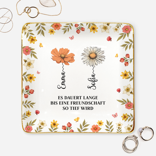 86002GE1 es dauert lange bis freundschaften so tief werden personalisierte geschenke beste freundin schmuckschale 860023ftf