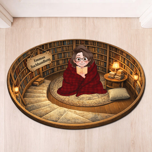 8679AGE1 3d druck effekt kleine bibliothek personalisiert_e geschenke fur leseratten_ frauen manner unregelmassige form fussmatte 8679adcqna