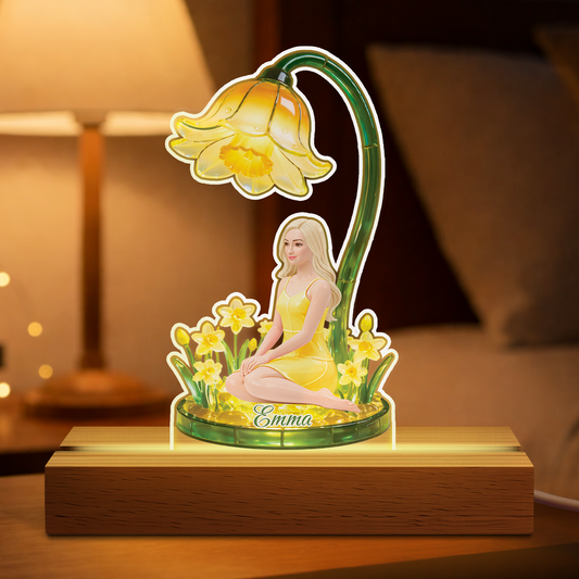 8725LGE1 3d druck effekt madchen blume personalisierte geschenke fur frauen nachtlicht 8725lacna