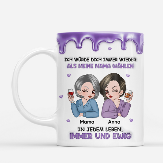 8751MGE2 3d druck effekt ich wurde dich in jedem leben immer wieder als meine tochter wahlen personalisiertes geschenk tochter oma mama tasse 8751m6hwa