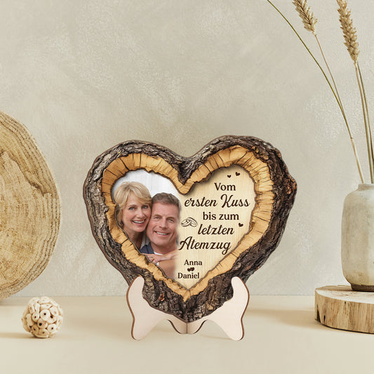 8802QGE2 3d druck effekt vom ersten kuss bis zum letzten atemzug personalisierte paar geschenke holzacrylplakette foto holzherz 8802qnpag