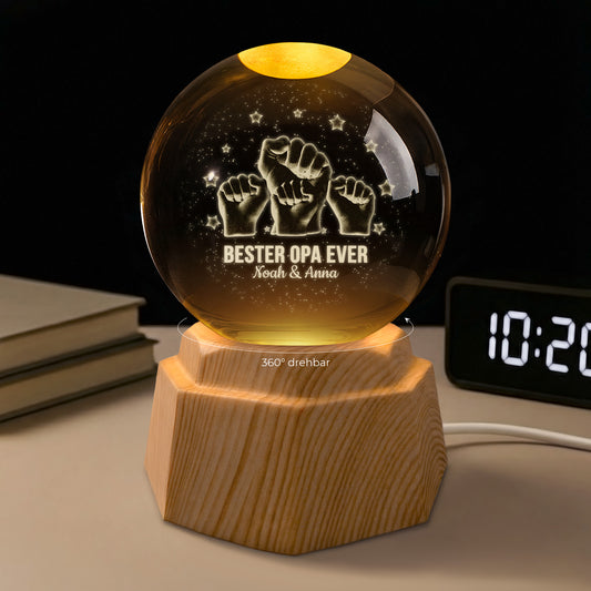 8871LGE1 bester papa ever personalisiertes geschenk 3d kristallkugel papa opa 8871l3lmb_2