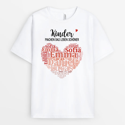 8890AGE1 kinder machen das leben schoner t shirt papa personalisiert mama mit namen 8890asqaa_49a835d5 5c68 4f84 8c61 2b4205678d15