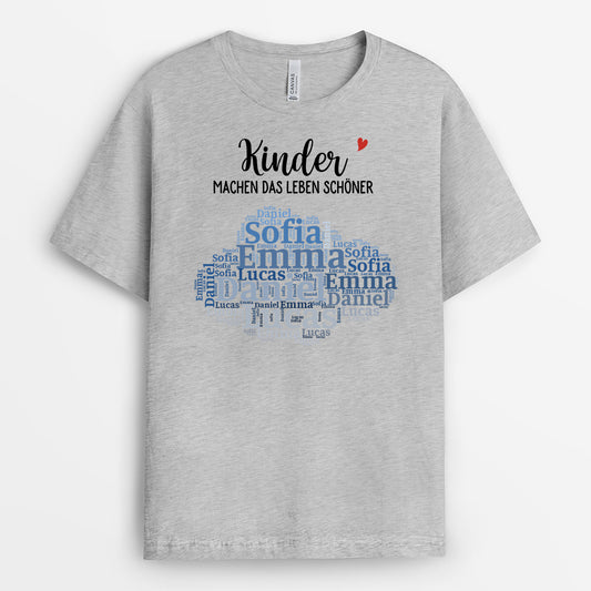 8890AGE2 kinder machen das leben schoner t shirt papa personalisiert mama mit namen 8890asqaa_028db95c 2a06 43e9 94b9 6800d2161e44