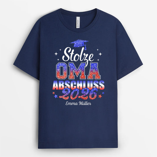 8933AGE2 stolze mama personalisierte geschenke abschluss t shirt mama papa 8933aayla