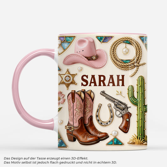 8939MGE1 3d druck effekt pferdezubehor personalisierte geschenke pferd tasse 8939m3pwu