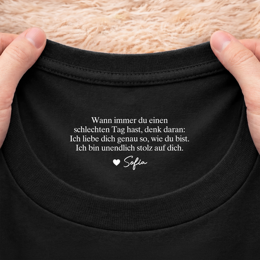 8954AGE2 du hast immer mich personalisiertes geschenk schwarzes t shirt nackenlabel drucken manner frauen 8954aaseca_2efd0b8c 44ab 43fd affe a33728218d71