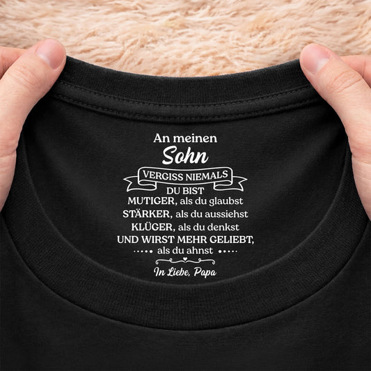8956AGE1 du bist geliebter als du ahnst personalisiertes geschenk schwarzes t shirt nackenlabel drucken sohn tochter manner frauen 8956aaavla_2