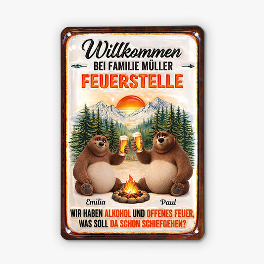 8958EGE1 feuerstelle personalisierte paar geschenke_ camping schild bar 8958e6qrg