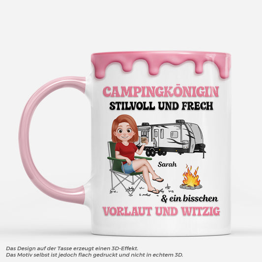 9002MGE1 3d druck effekt campingkonigin personalisierte geschenke fur frauen camping tasse 9002m3vwa_1