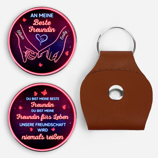 9012AGE1 unser band wird niemals reissen personalisiertes geschenk pocket hug schlusselanhanger schwester freundin 9012aj8p1e