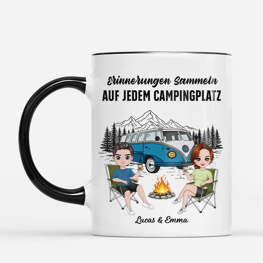 9031MGE1 und so beginnt das abenteuer personalisierte paar geschenke tassen camping 9031mtfcg