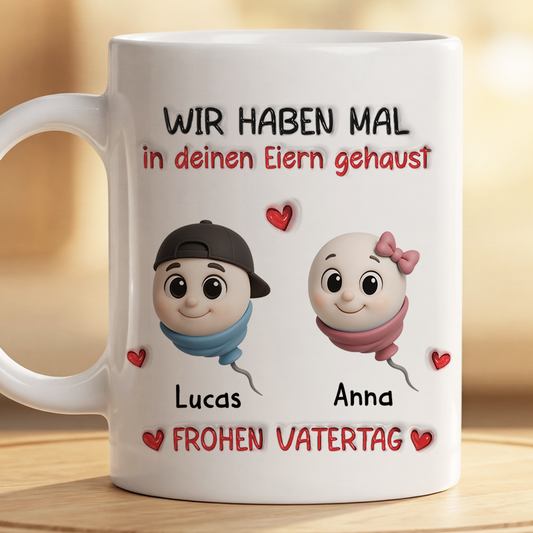 9184MGE2 3d druck effekt danke dass du uns nicht geschluckt hast muttertag vatertag personalisiertes geschenk mama papa tasse 9184mtfta