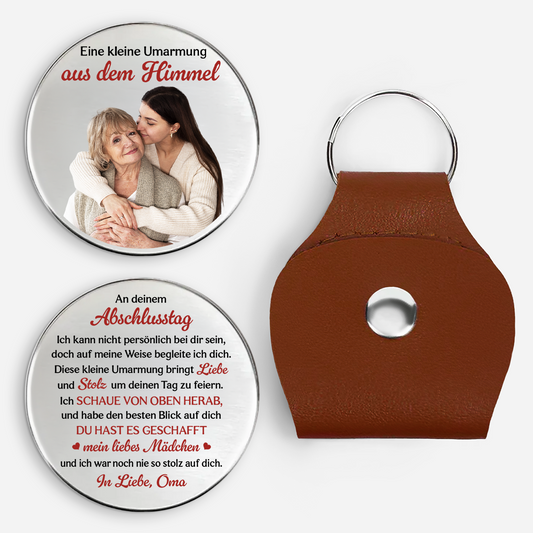 9212AGE1 eine kleine umarmung aus dem himmel personalisiertes geschenk pocket hug schlusselanhanger manner frauen abschluss zur erinnerung 9212aj6eza