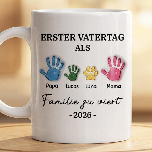 9217MGE2 3d druck effekt erster muttertag vatertag katze hund mama papa tasse personaliseren 9217m8qta