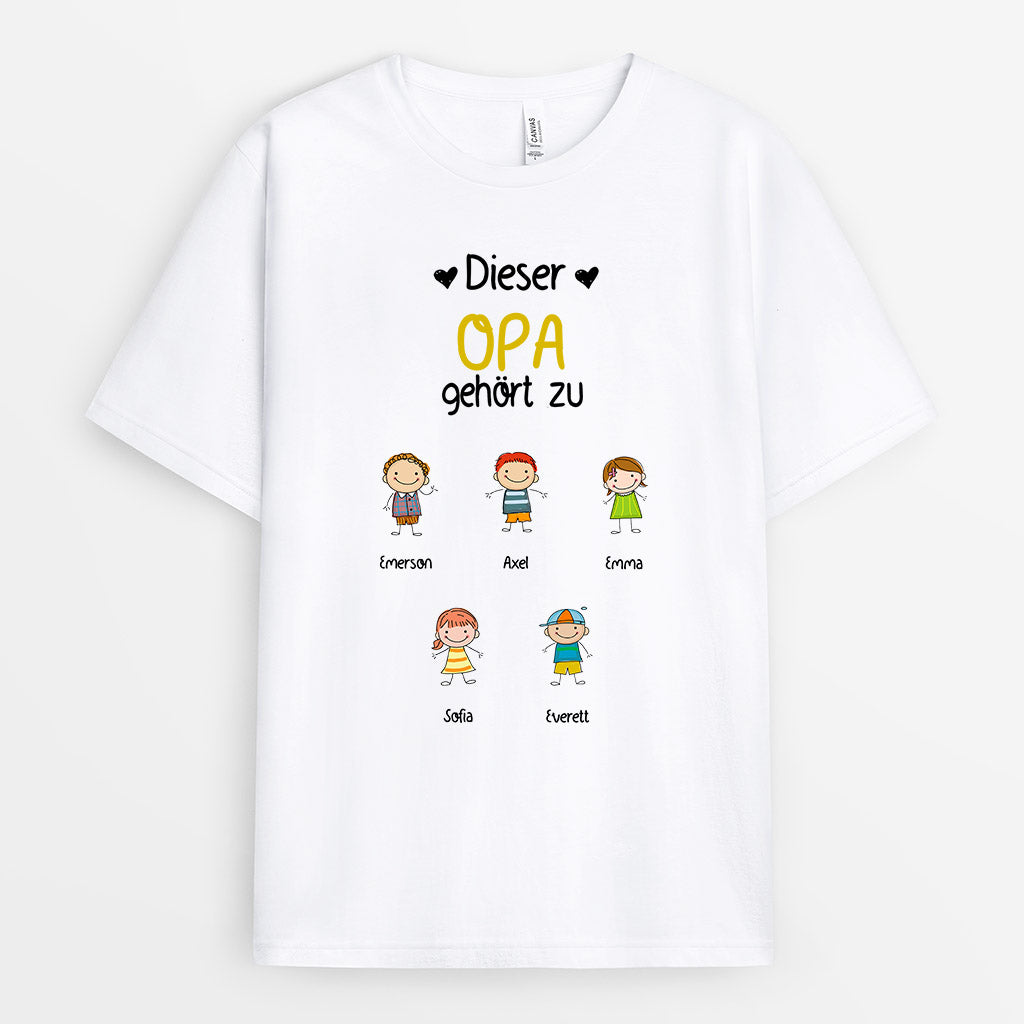 Dieser Opa ... - Personalisierte Geschenke | T-Shirt für Opa/Papa