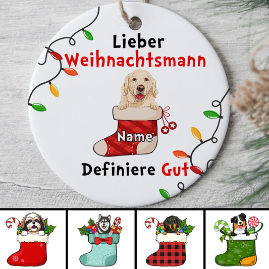 0015O010CGE1 personalisierte geschenke Ornament hunde hundeliebhaber