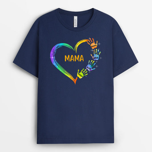 0042A030AGE1 personalisierte aufmerksamkeiten T Shirt herz oma mama