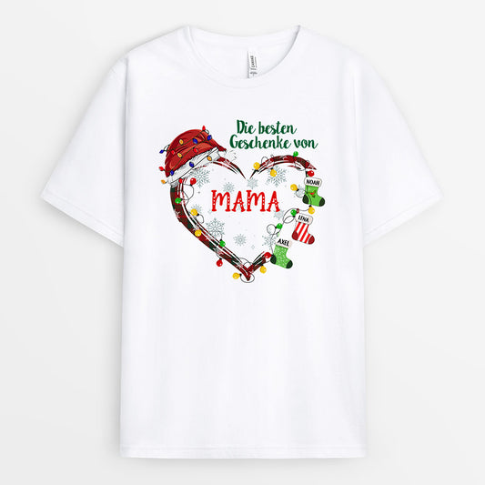 0043A030AGE2 personalisierte aufmerksamkeiten T Shirt herz oma mama weihnachten