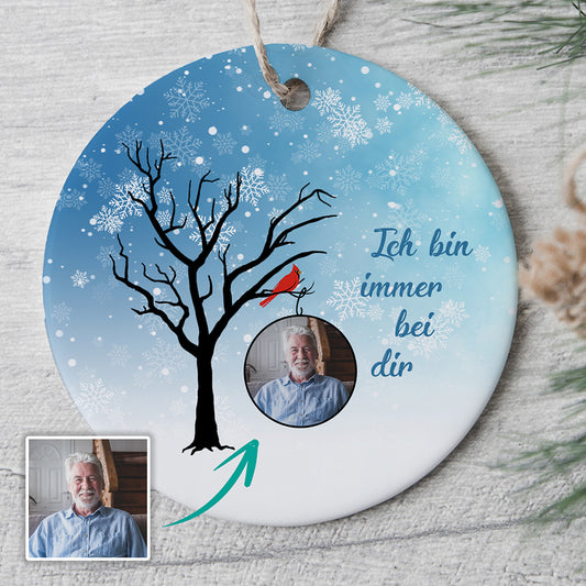 0056O040BGE3 personalisierte Ornament aufmerksamkeiten denkmal papa mama baum