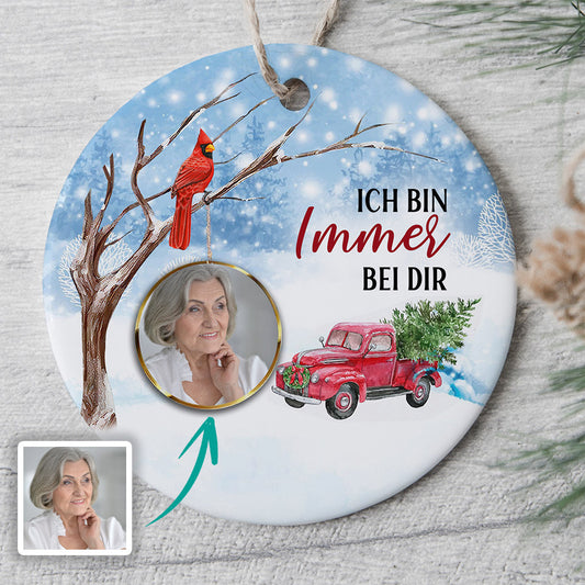 0057O040AGE1 personalisierte Ornament geschenke denkmal papa mama vogel