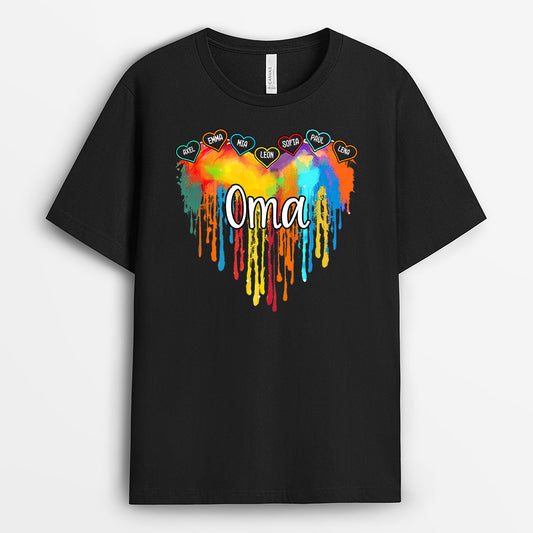 0059A010AGE1 personalisierte T Shirt geschenke herz oma mama