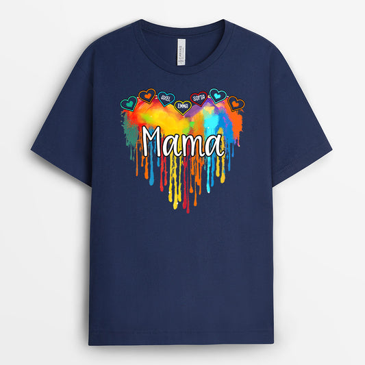 0059A010AGE2 personalisierte T Shirt geschenke herz oma mama
