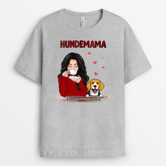 0067AGE1 personalisierte T Shirt geschenke hunde hundeliebhaber hundemama