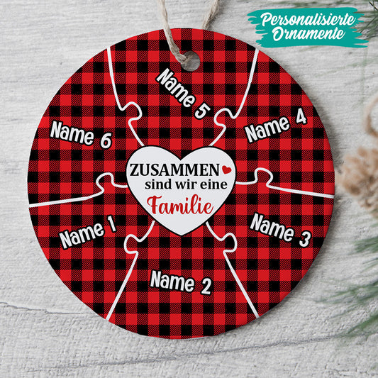 0071O000IGE4 individuelle Ornament geschenke herz familie weihnachten