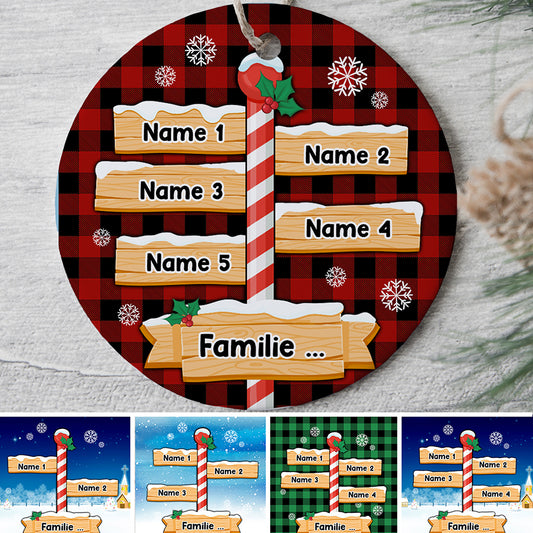 0073O000IGE1 personalisierte Ornament geschenke holzbrett familie weihnachten