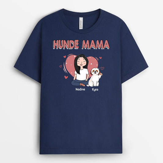 0119AGE2 personalisierte T Shirt geschenke hunde papa mama