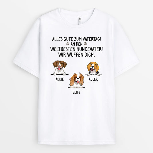 0126AGE1 personalisierte T Shirt geschenke hunde hundeliebhaber