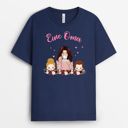 0129AGE2 personalisierte T Shirt geschenke enkel oma mama