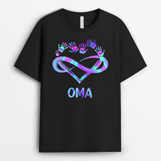 0131AGE2 personalisierte T Shirt geschenke herz oma mama