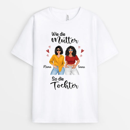 0139AGE2 personalisierte T Shirt geschenke tochter oma mama