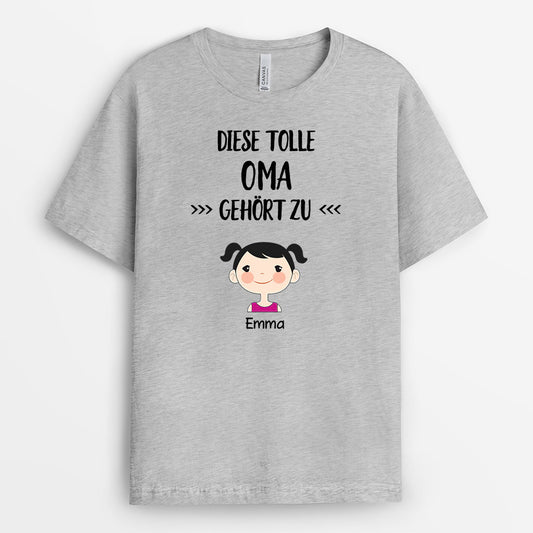 0141AGE1 personalisierte T Shirt geschenke kinder oma mama