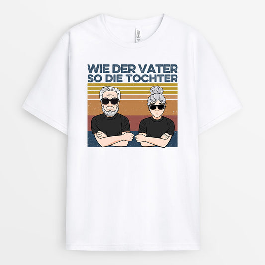 0144AGE2 personalisierte T Shirt geschenke tochter opa papa